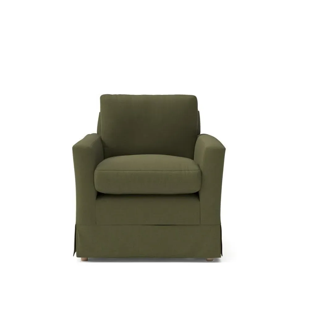 Armchair - Forest Green, House Linen Mix