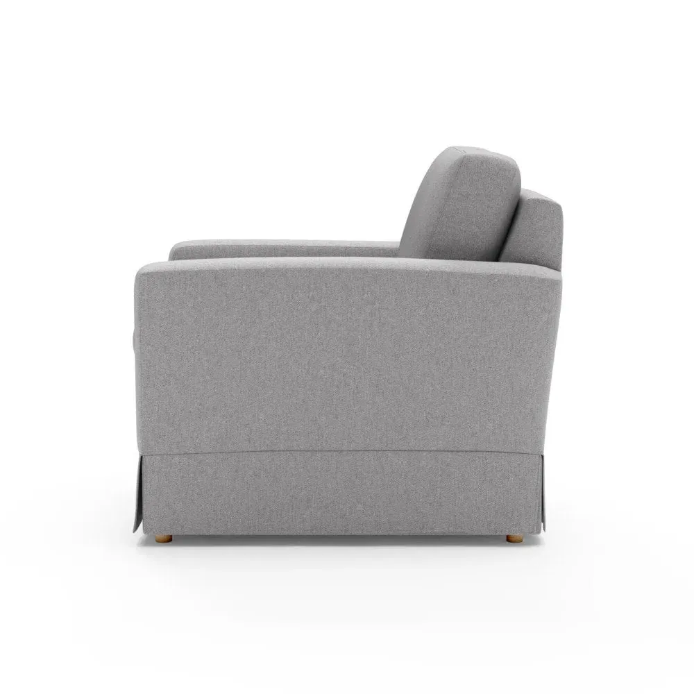 Armchair - Grey, Rustic Weave