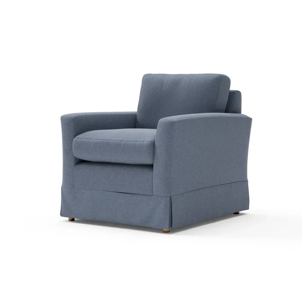 Armchair - Indigo, House Linen Mix
