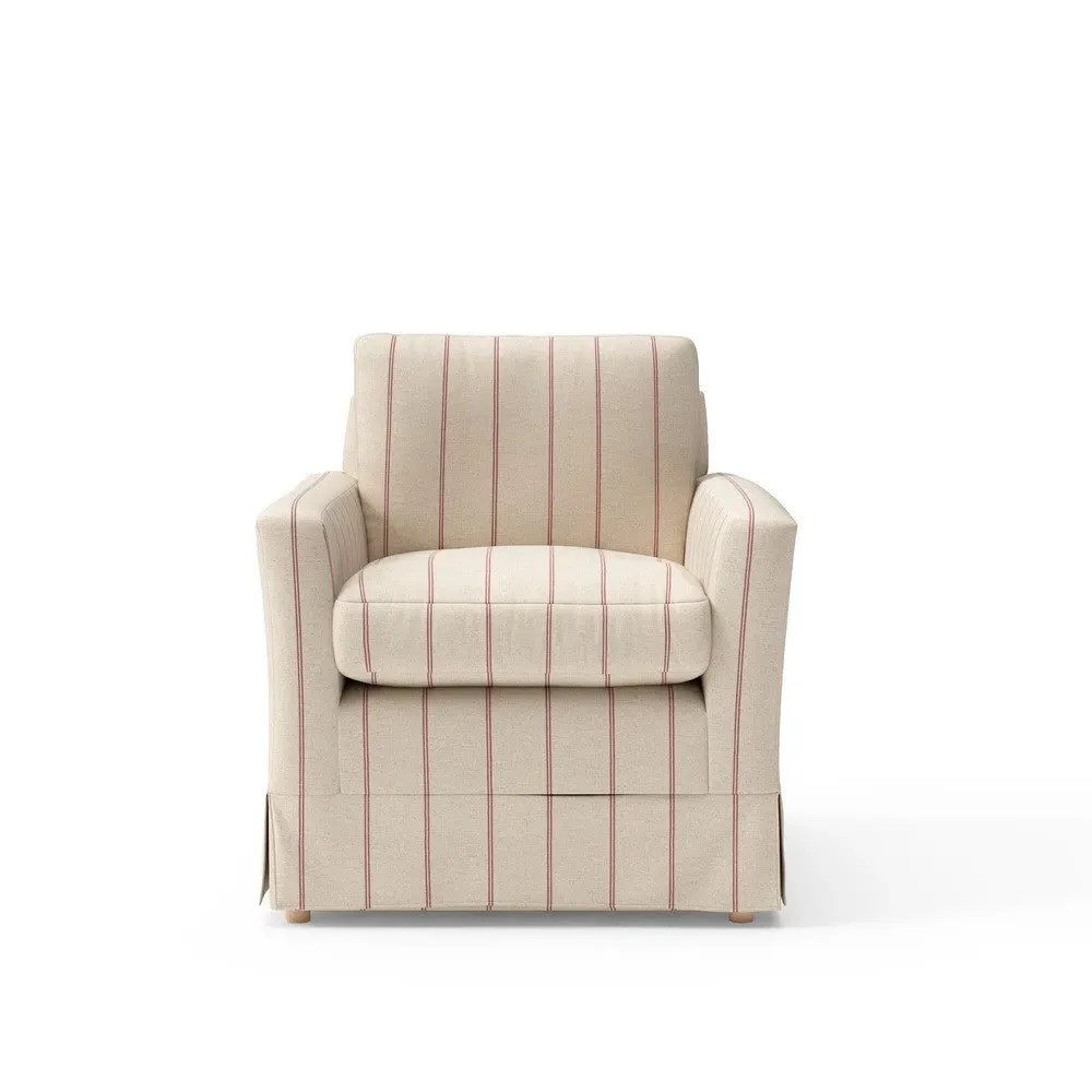 Armchair - Pink, Compton Stripe