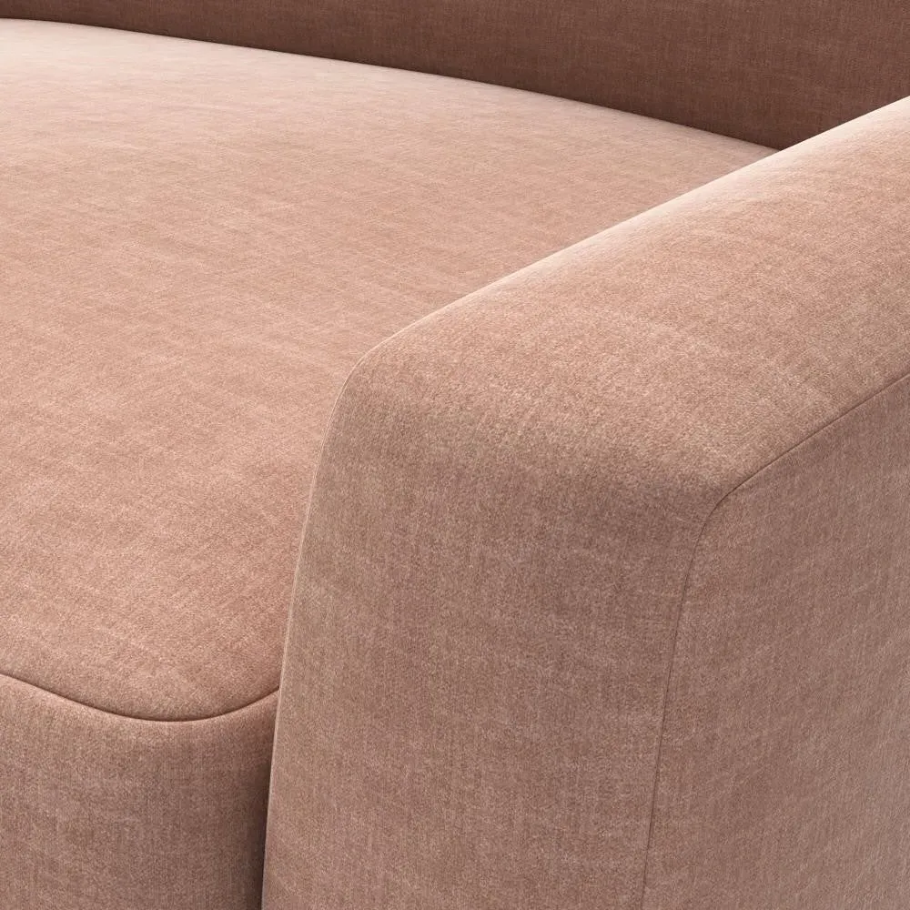 Armchair - Pink, Eco Chenille