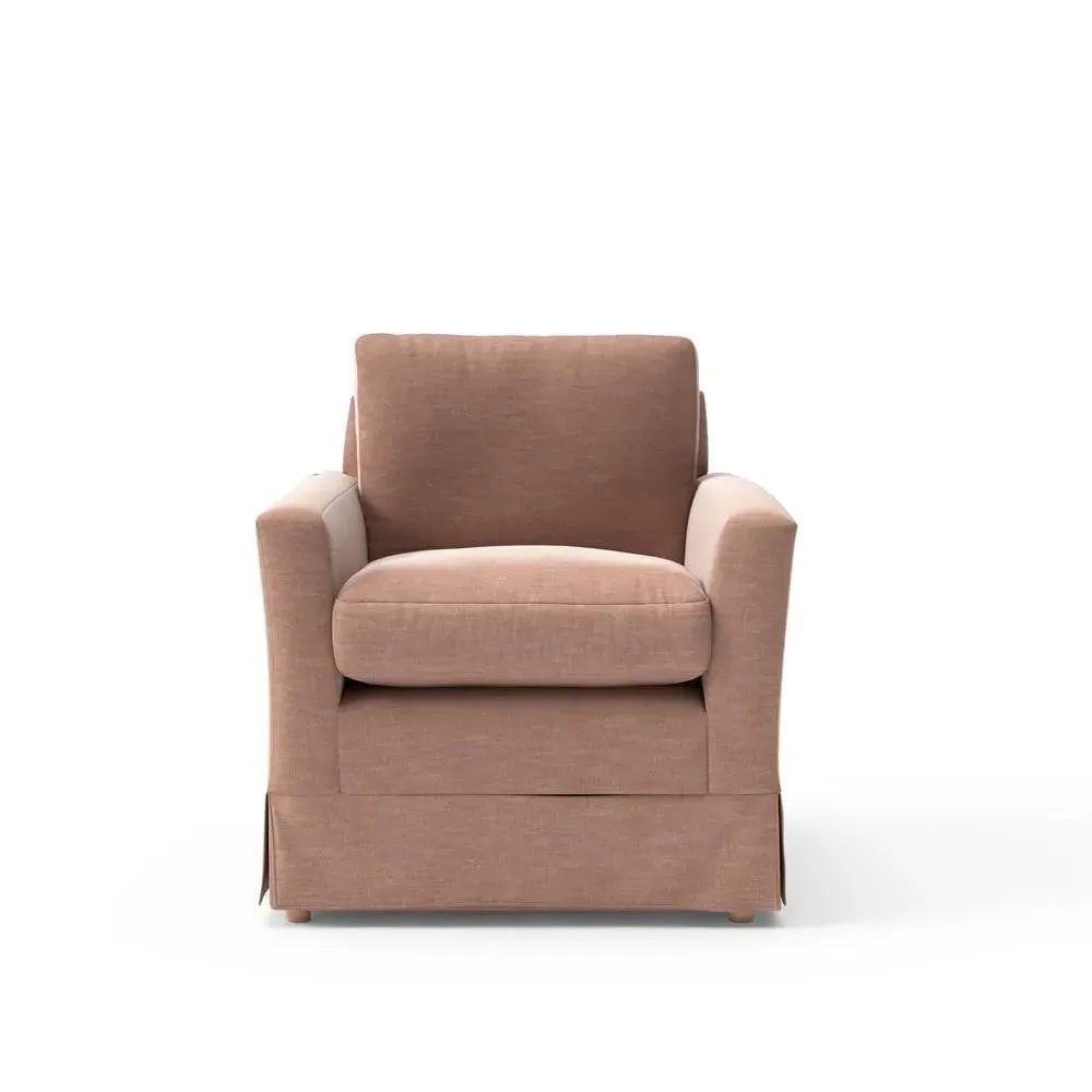 Armchair - Pink, Eco Chenille