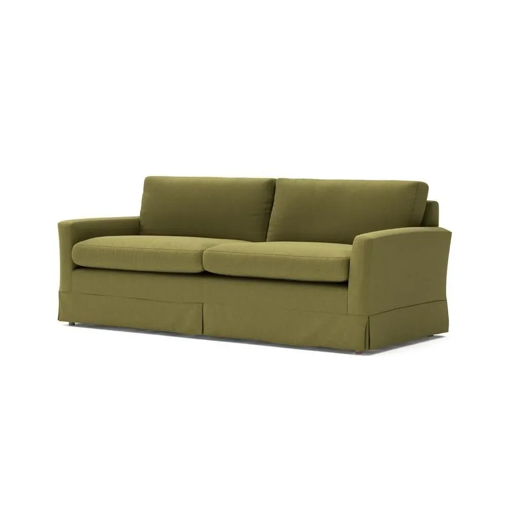 Austen 4-Seater Sofa - Green, House Linen Mix