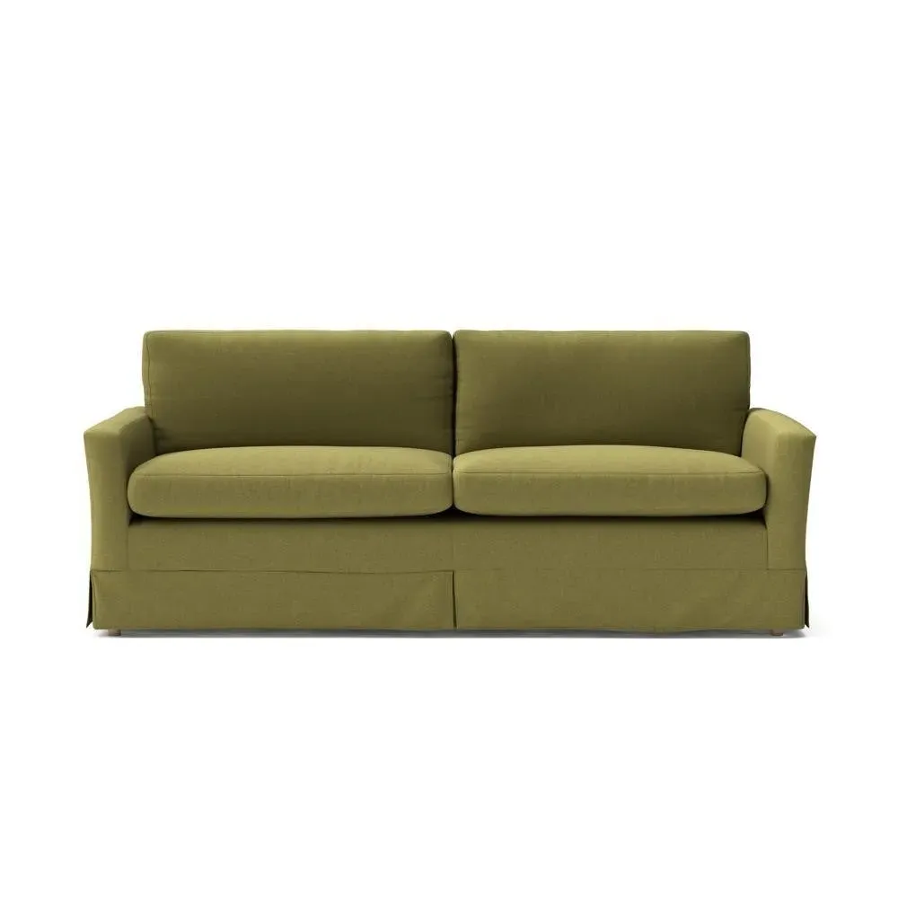 Austen 4-Seater Sofa - Green, House Linen Mix