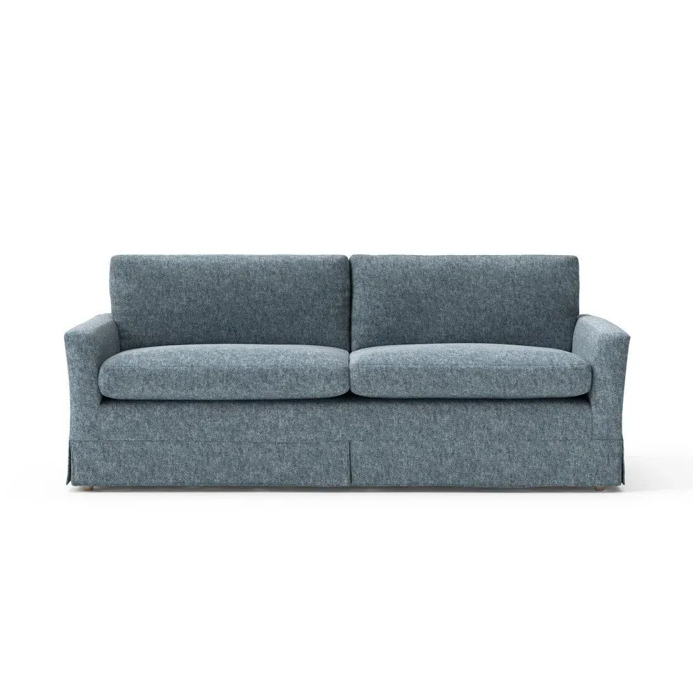 Austen 4-Seater Sofa - Mid Blue, Aquaclean Oxford image
