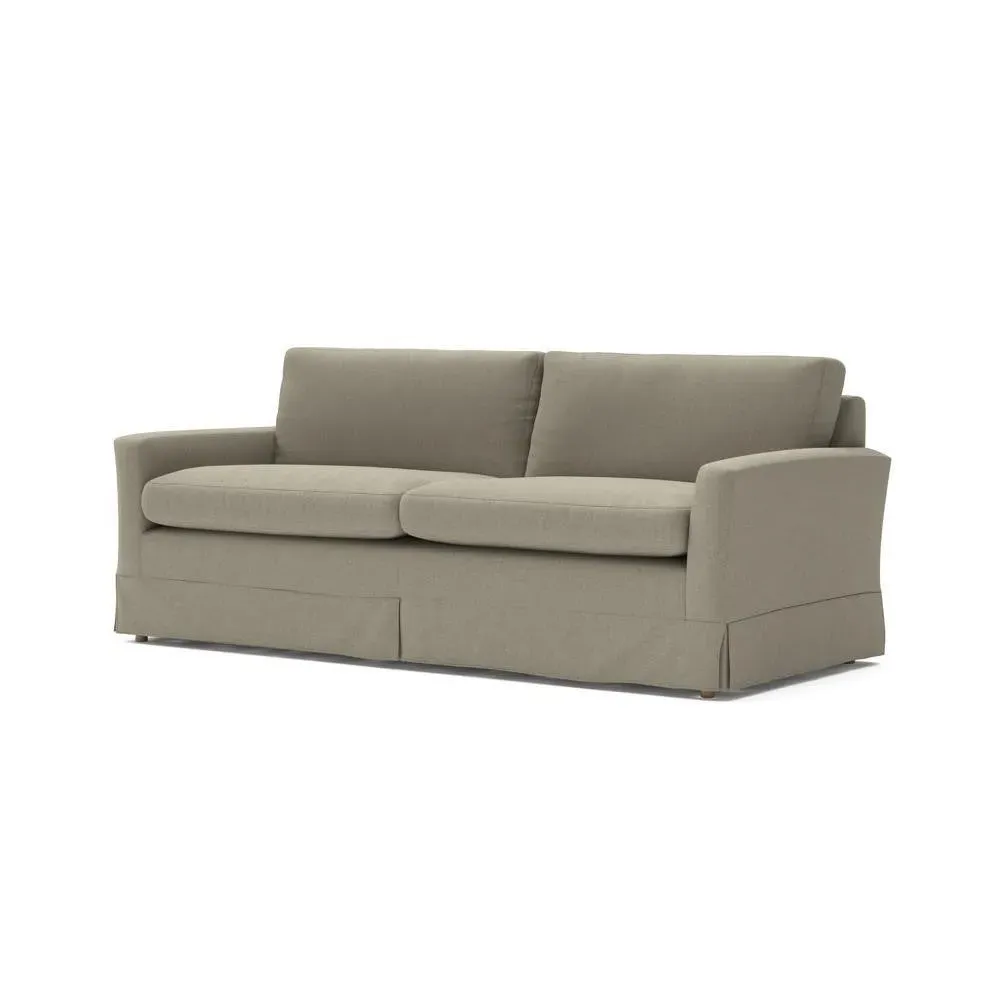 Austen 4-Seater Sofa - Mid Grey, House Linen Mix