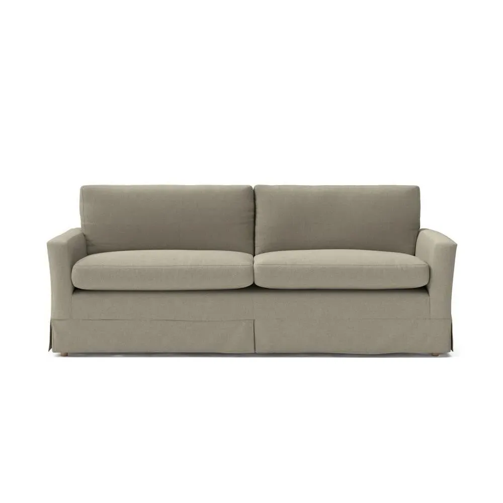 Austen 4-Seater Sofa - Mid Grey, House Linen Mix image