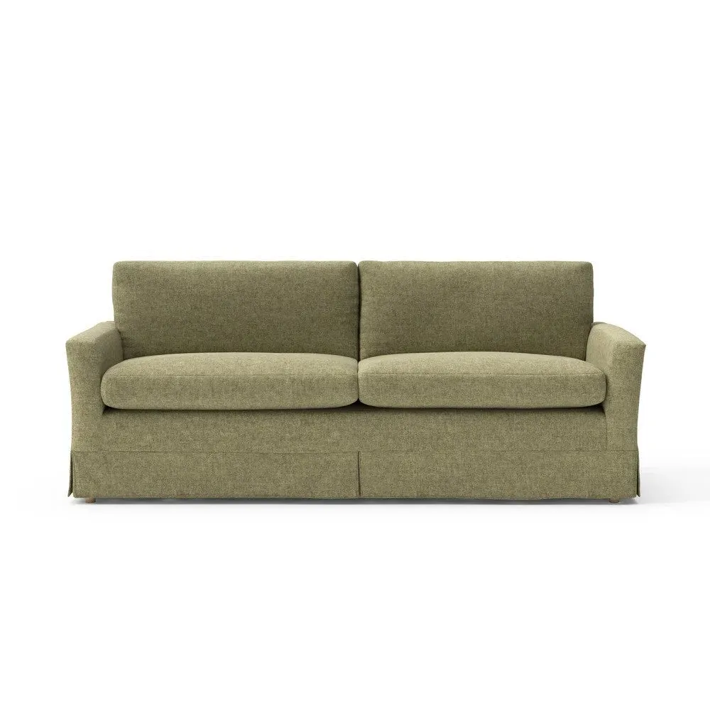 Austen 4-Seater Sofa - Sage Green, Aquaclean Oxford