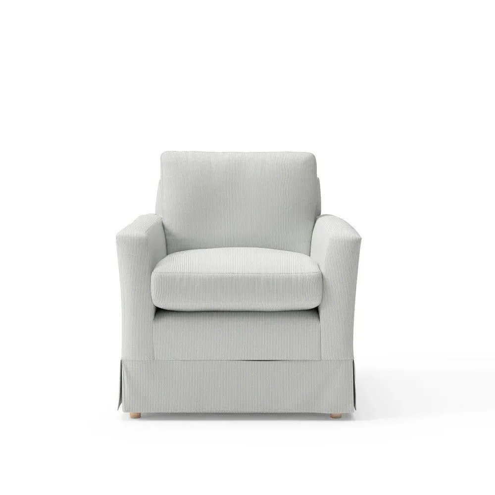 Austen Armchair - Duck Egg, Broadway Stripe image