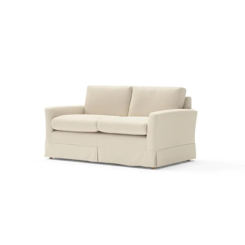 Large 2-Seater Sofa - Cream, House Weave