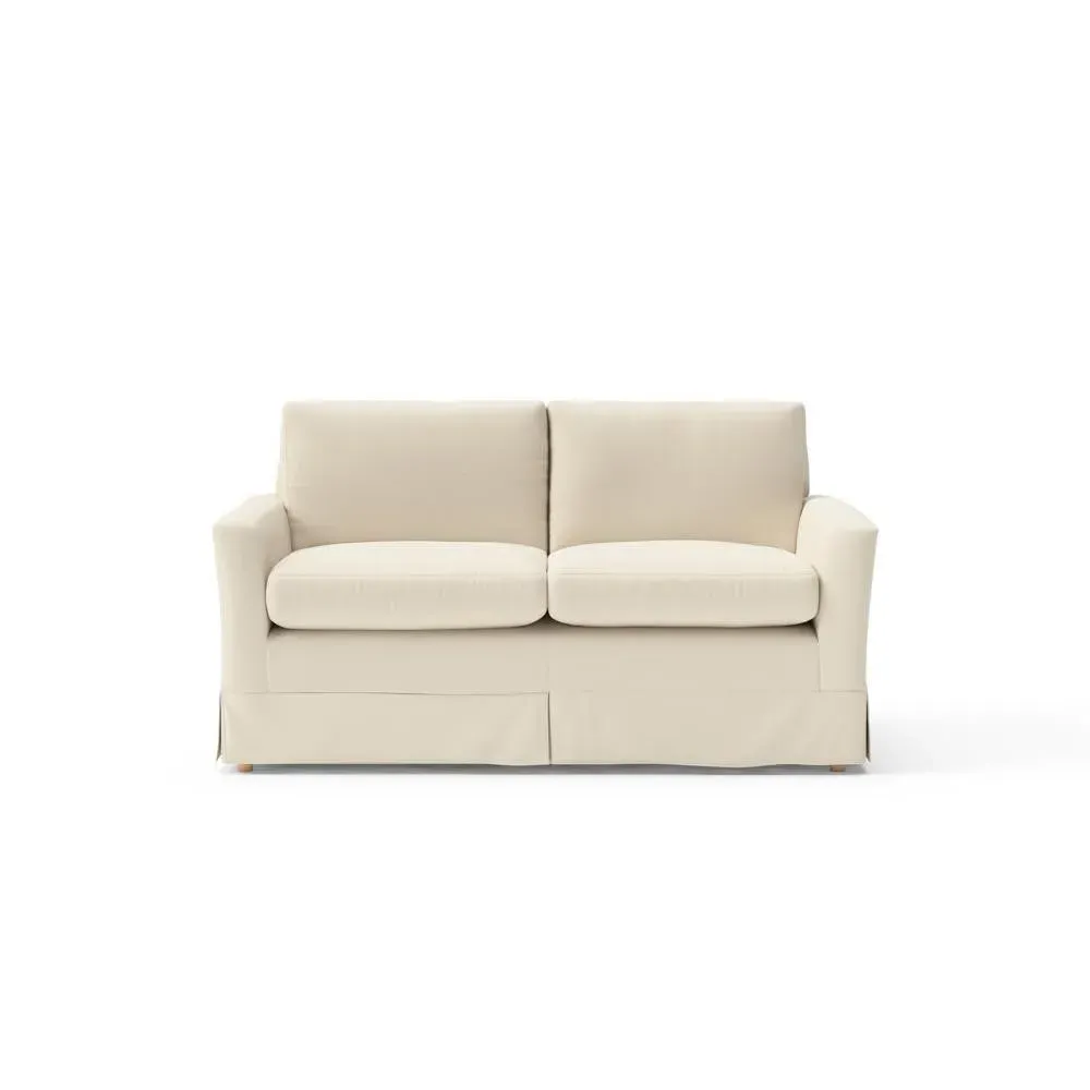 Large 2-Seater Sofa - Cream, House Weave image