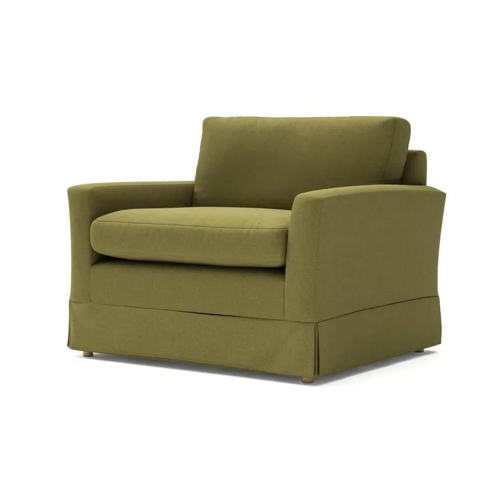 Love Seat - Apple, House Linen Mix