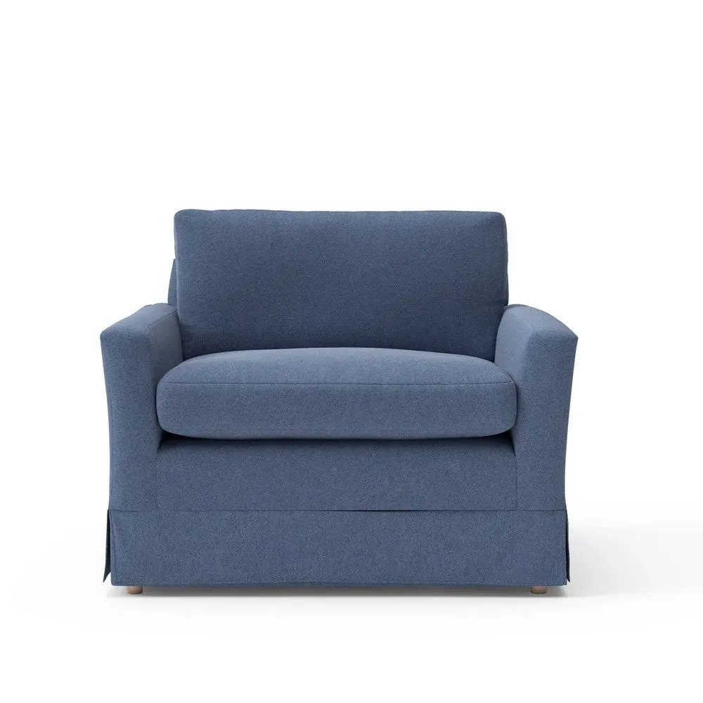 Love Seat - Dark Blue, Chunky Cotton image