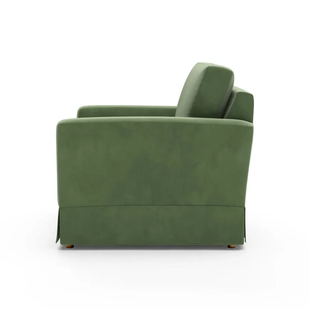 Love Seat - Fir, Matt Velvet