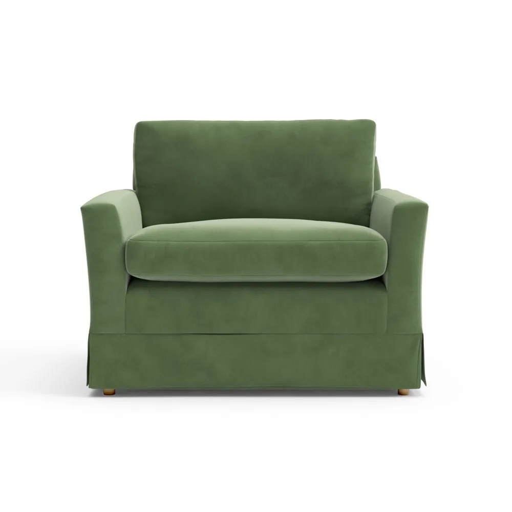 Love Seat - Fir, Matt Velvet
