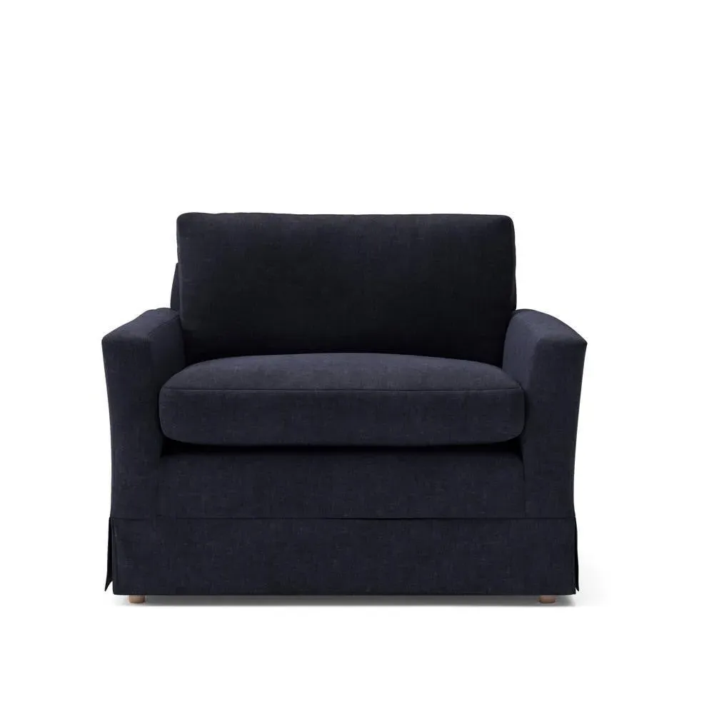 Love Seat - Ink, Eco Chenille