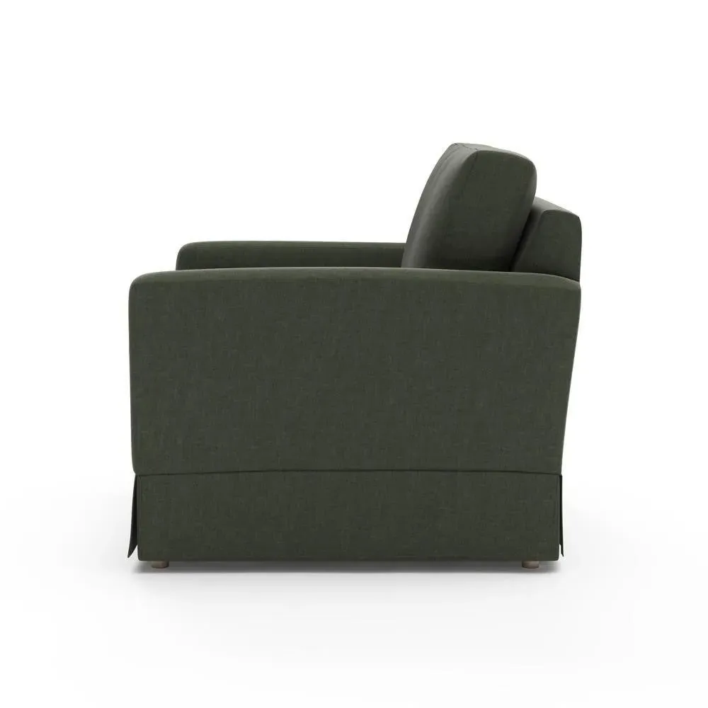Love Seat - Moss, Eco Chenille