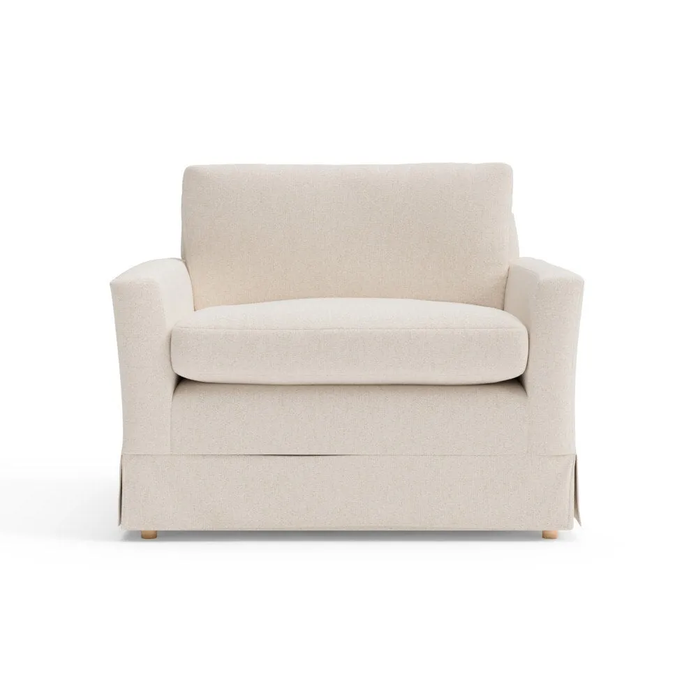 Love Seat - Natural, Rustic Weave