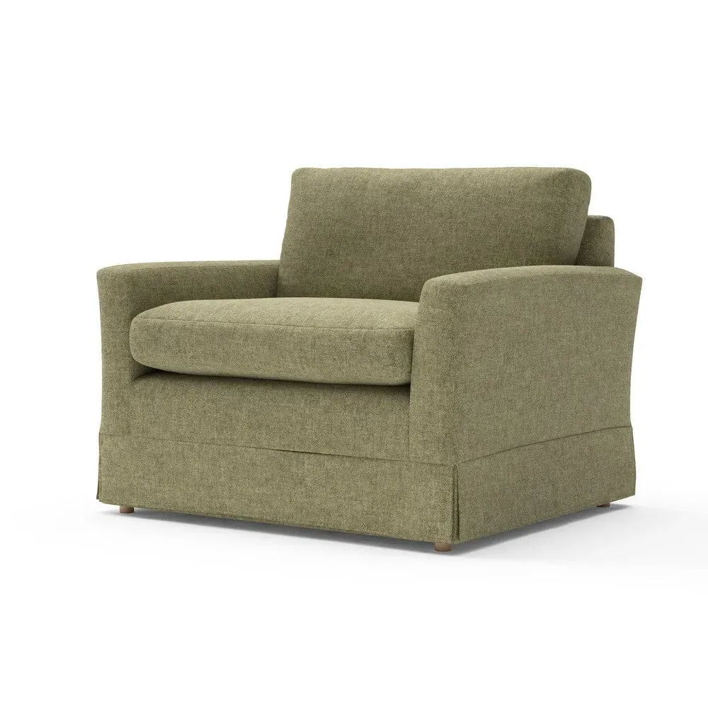 Love Seat - Sage, Aquaclean Oxford