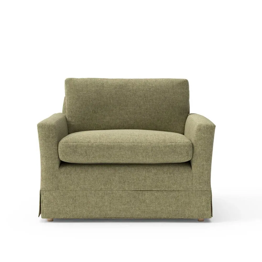 Love Seat - Sage, Aquaclean Oxford