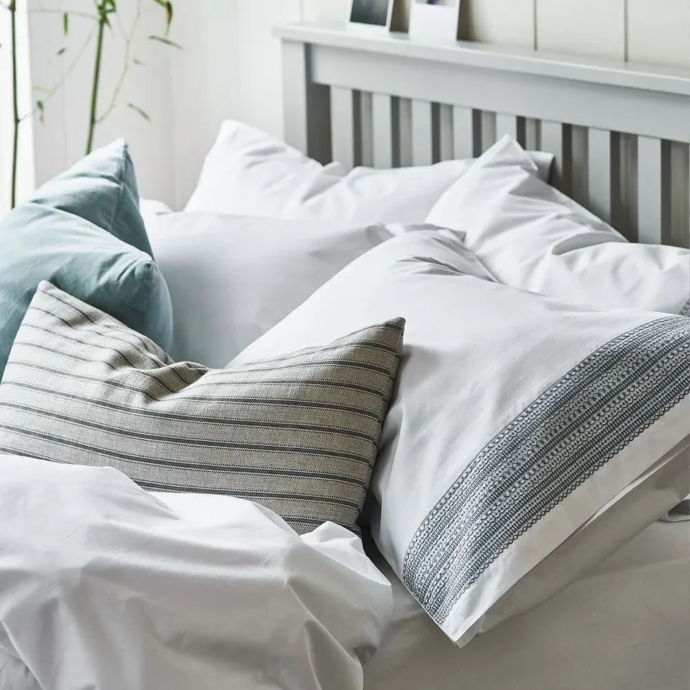 Avebury King Duvet Cover Set - Blue, Cotton