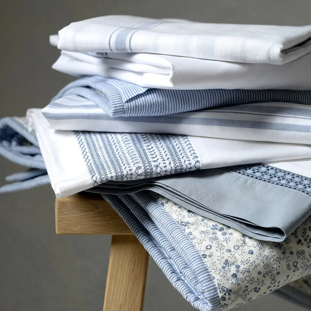 Avebury King Duvet Cover Set - Blue, Cotton