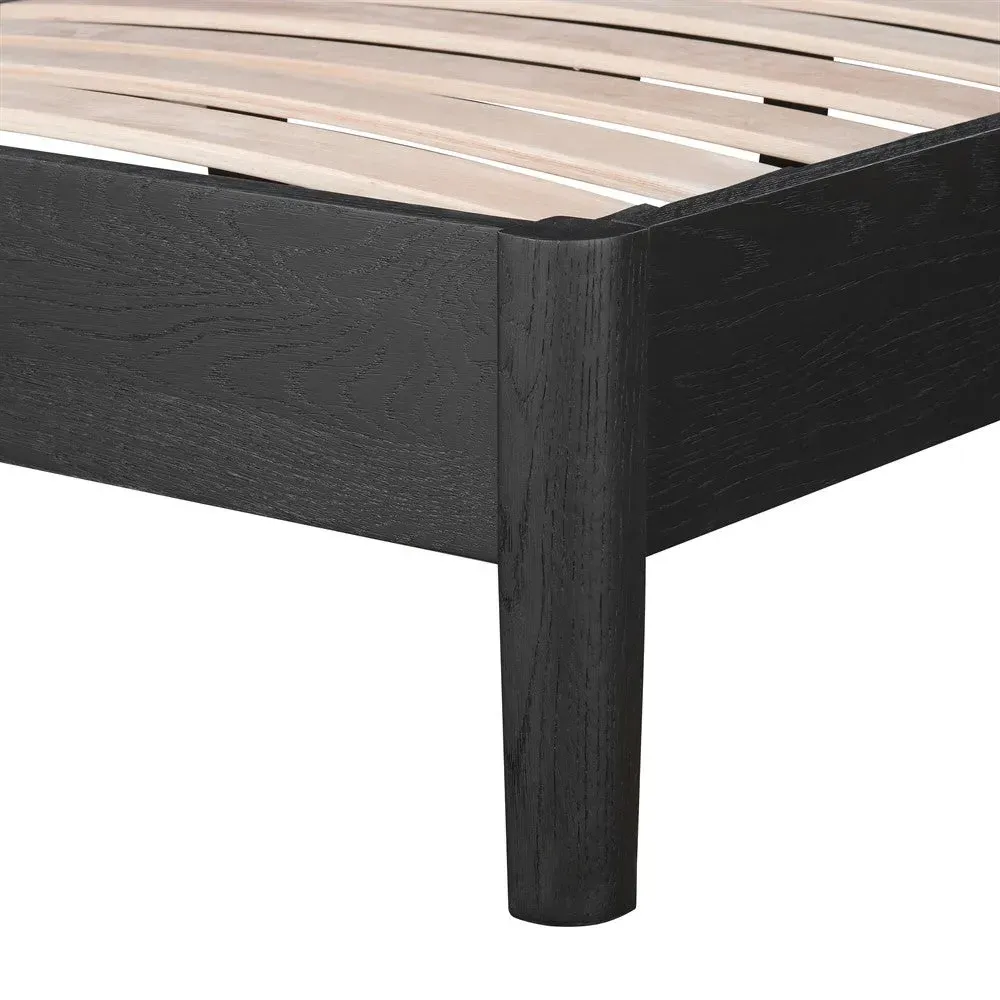 Berkeley Black Oak Superking Bed Frame - Black