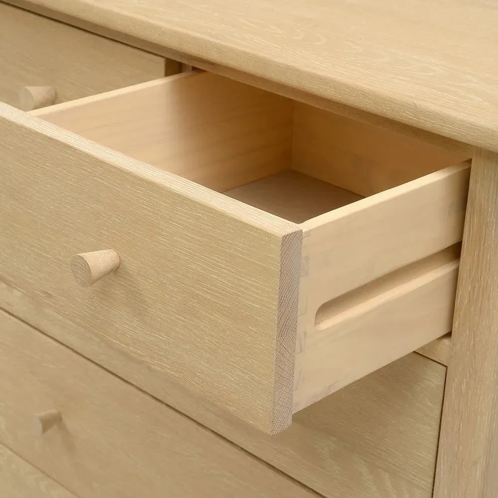 Berkeley Nordic Oak 10 Drawer Chest - Oak