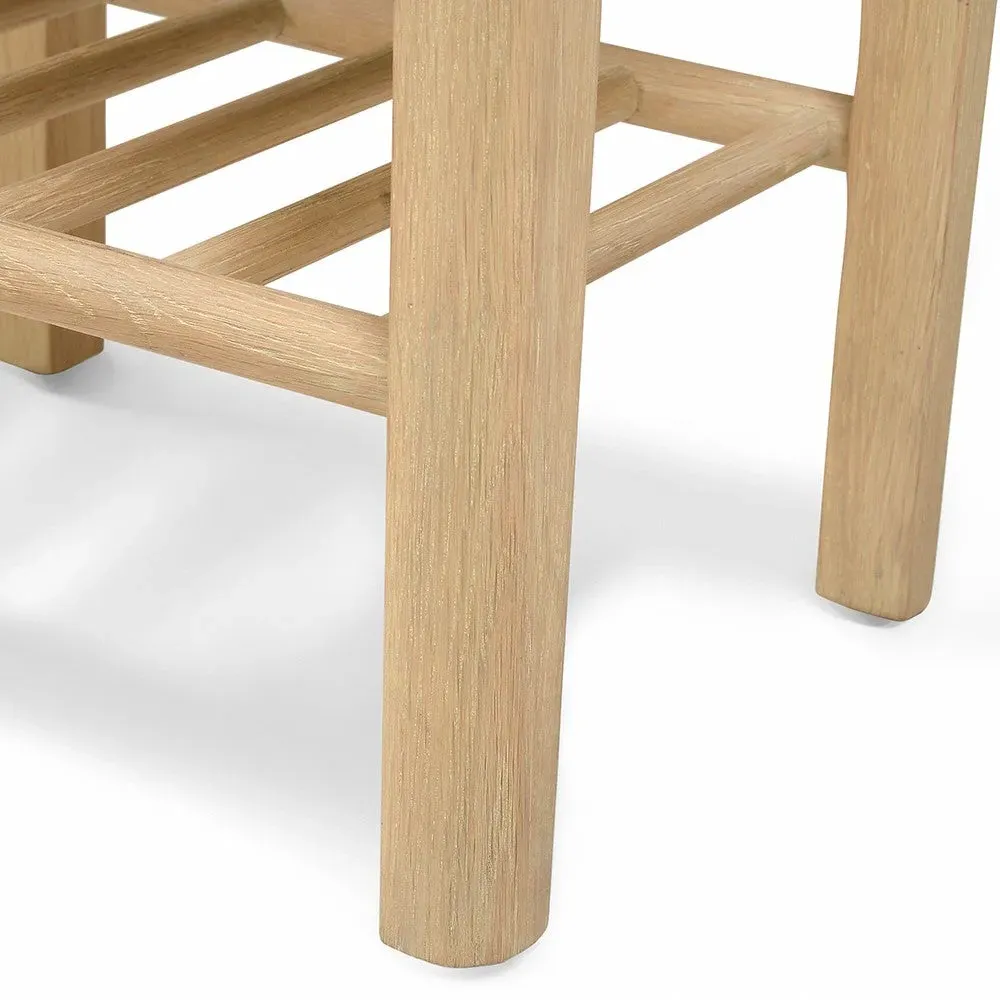 Berkeley Nordic Oak 2 Drawer Bedside Table - Oak