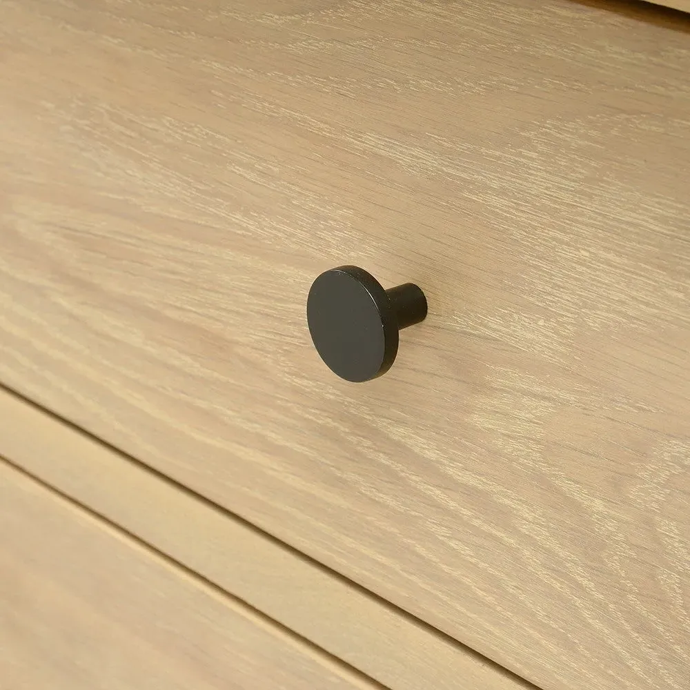 Berkeley Nordic Oak 2 Drawer Bedside Table - Oak