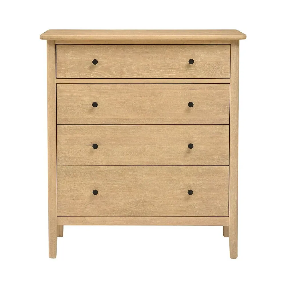 Berkeley Nordic Oak 4 Drawer Chest - Oak