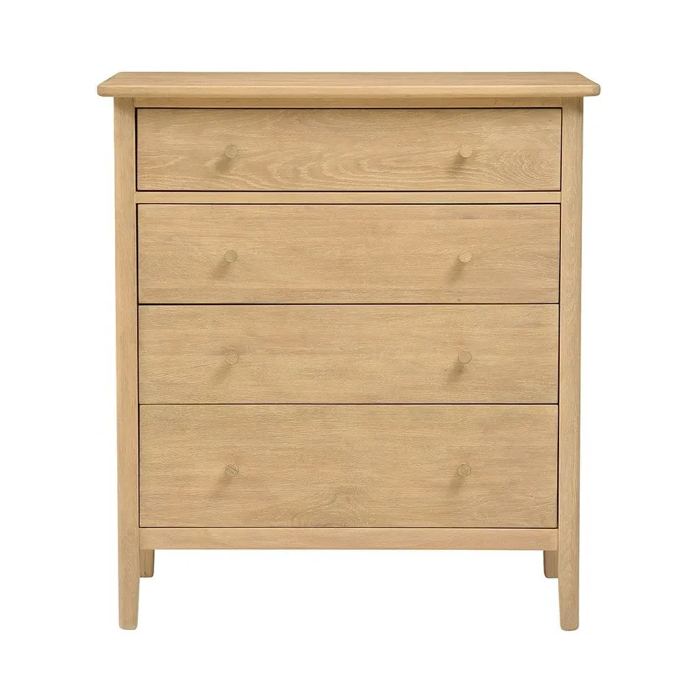 Berkeley Nordic Oak 4 Drawer Chest - Oak