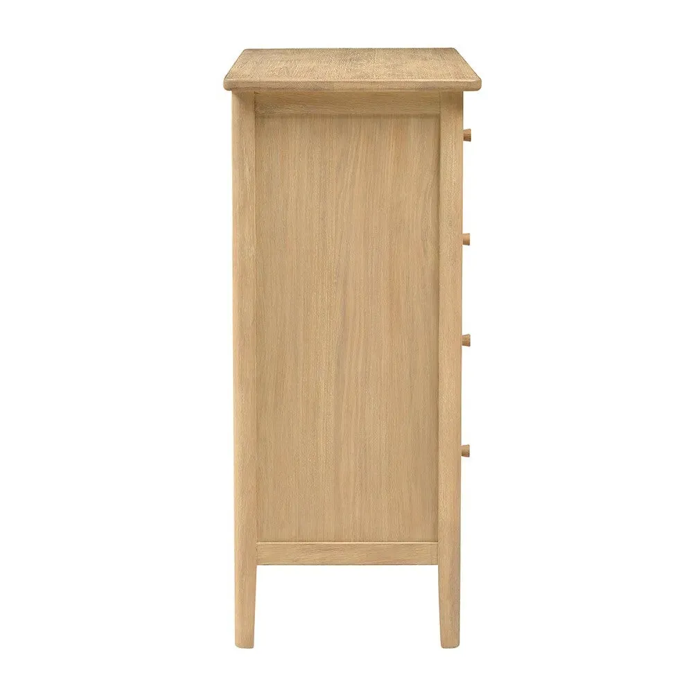 Berkeley Nordic Oak 4 Drawer Chest - Oak