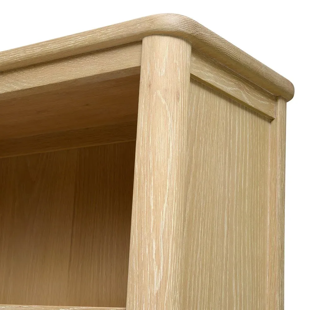 Alcove Bookcase with Storage - Nordic Oak by The Cotswold Company, image 6