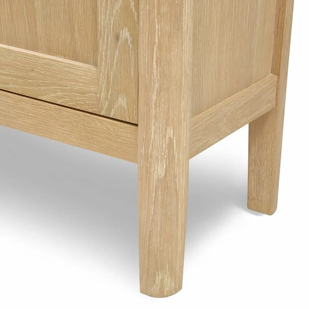 Alcove Bookcase with Storage - Nordic Oak by The Cotswold Company, image 9