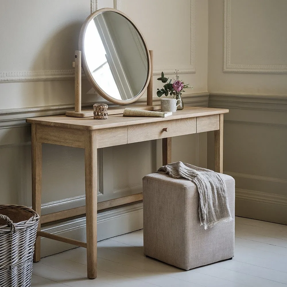 Berkeley Nordic Oak Console Dressing Table - Oak
