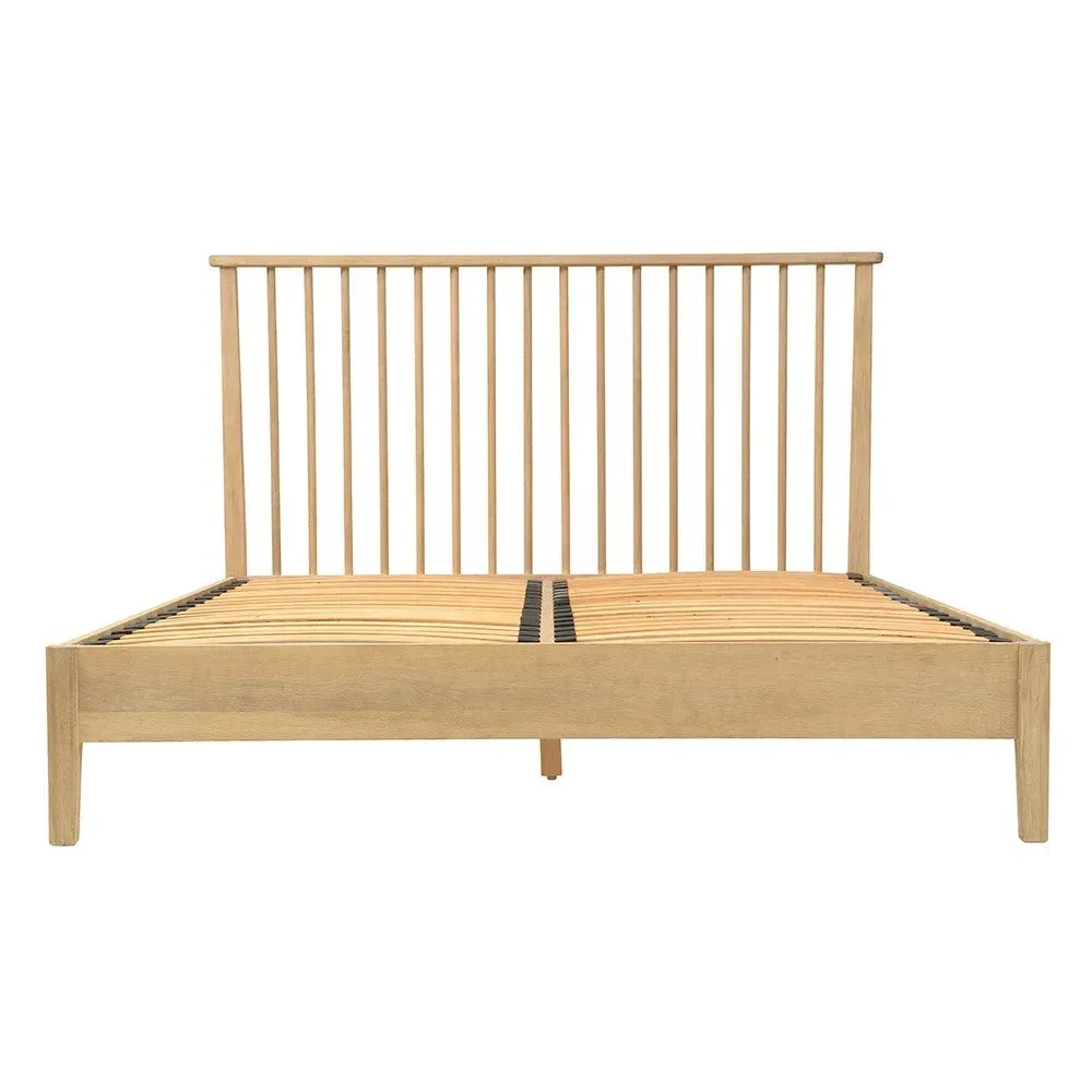 Berkeley Nordic Oak Double Bed Frame - Oak