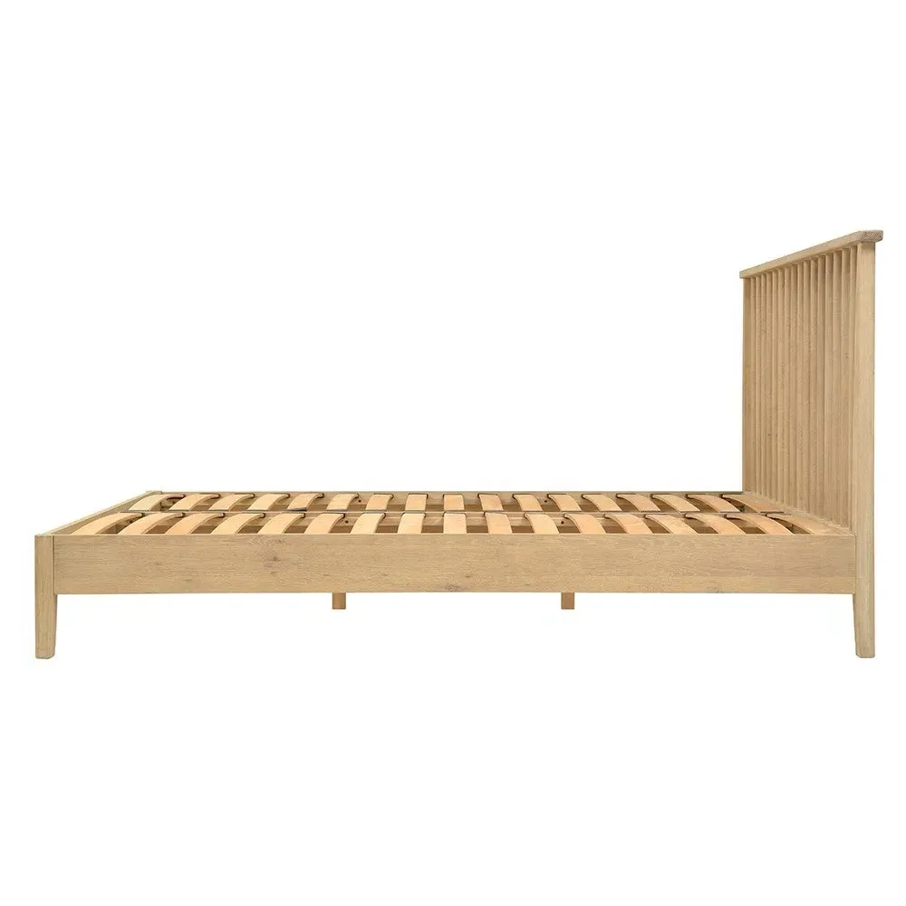 Berkeley Nordic Oak Double Bed Frame - Oak