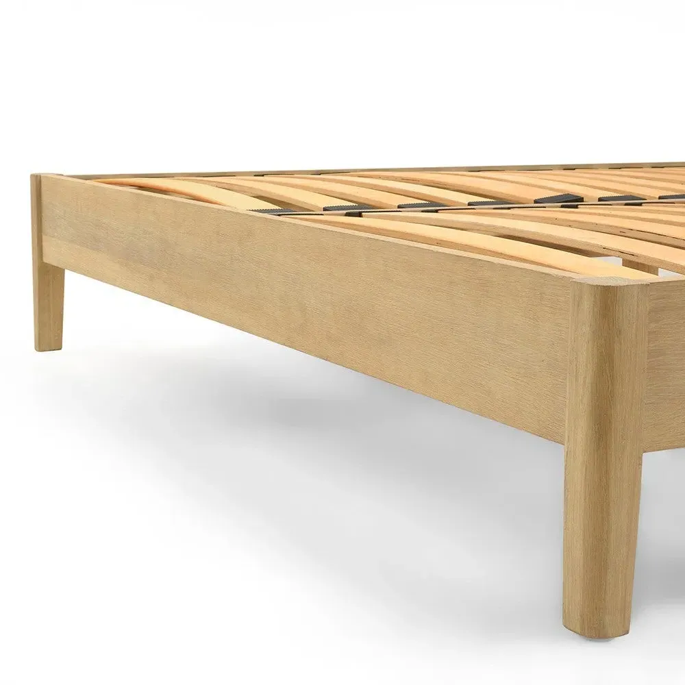 Berkeley Nordic Oak Double Bed Frame - Oak