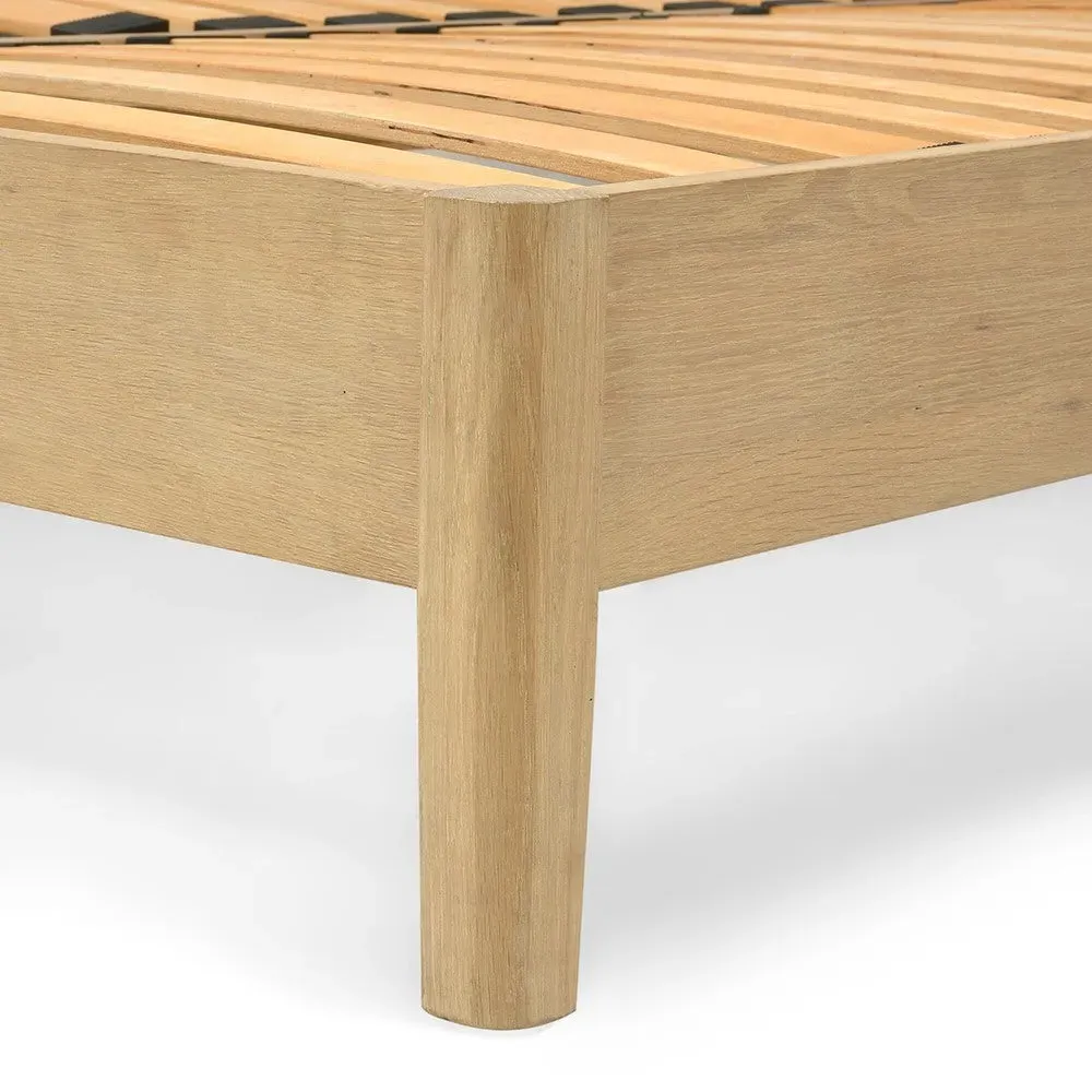 Berkeley Nordic Oak Double Bed Frame - Oak