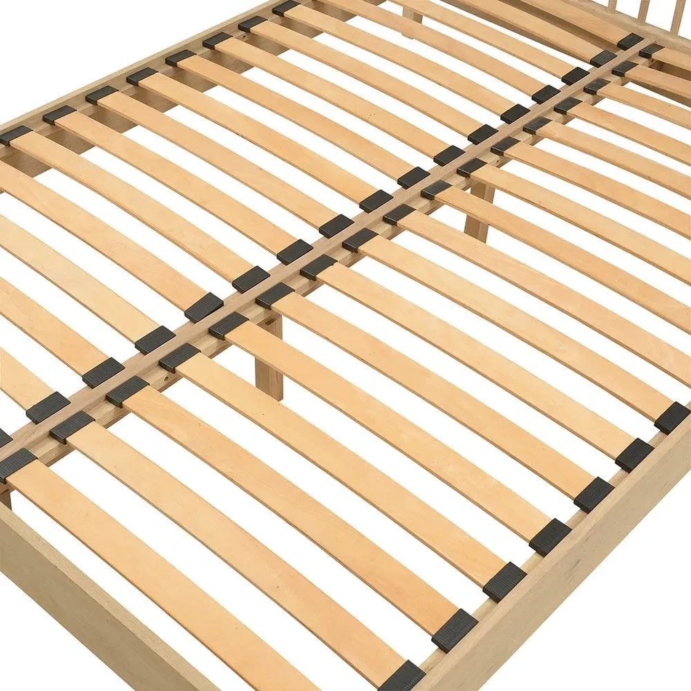 Berkeley Nordic Oak Double Bed Frame - Oak