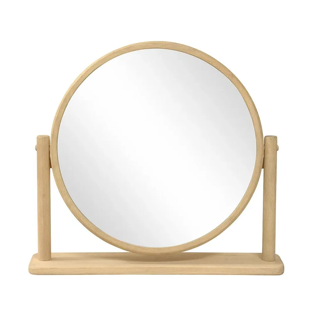 Berkeley Nordic Oak Dressing Table Mirror - Natural Oak image