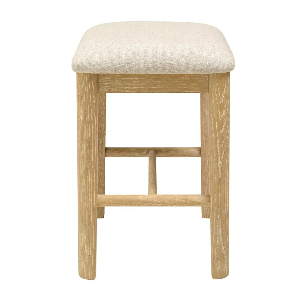 Berkeley Nordic Oak Dressing Table Stool - Oak