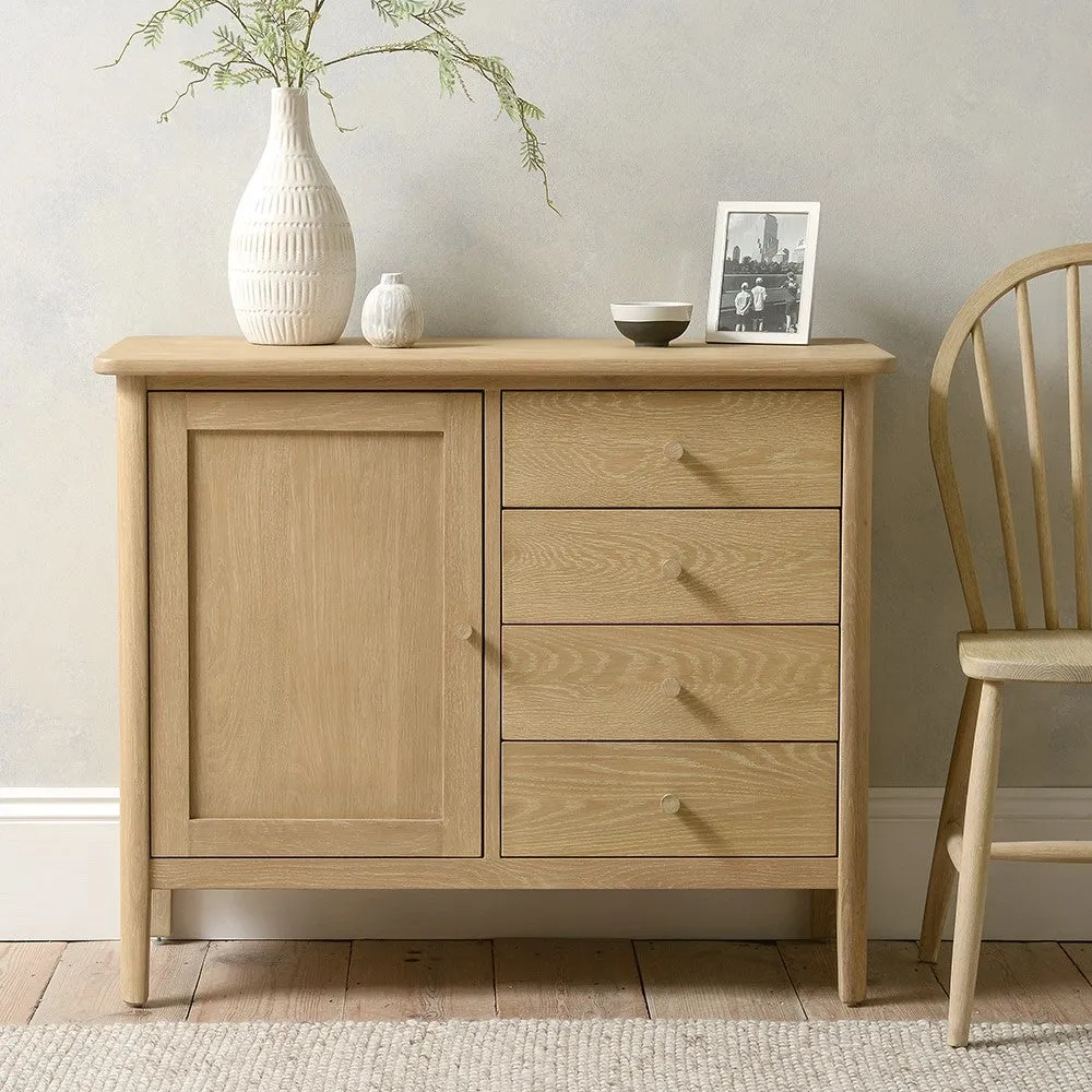 Berkeley Nordic Oak Small Sideboard - Oak