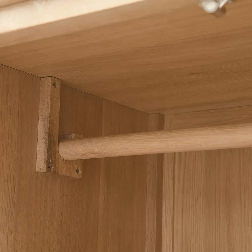 Berkeley Nordic Oak Triple Wardrobe - Oak