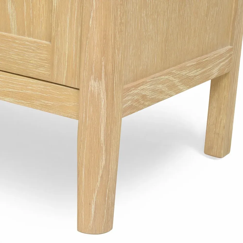 Berkeley Nordic Oak TV Unit with Storage - Oak