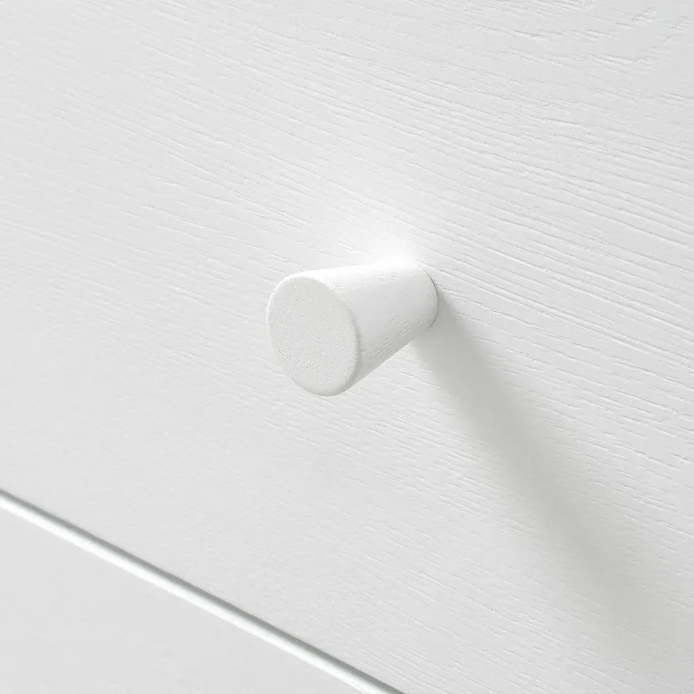 Berkeley White Oak 4 Drawer Chest - White, Oak