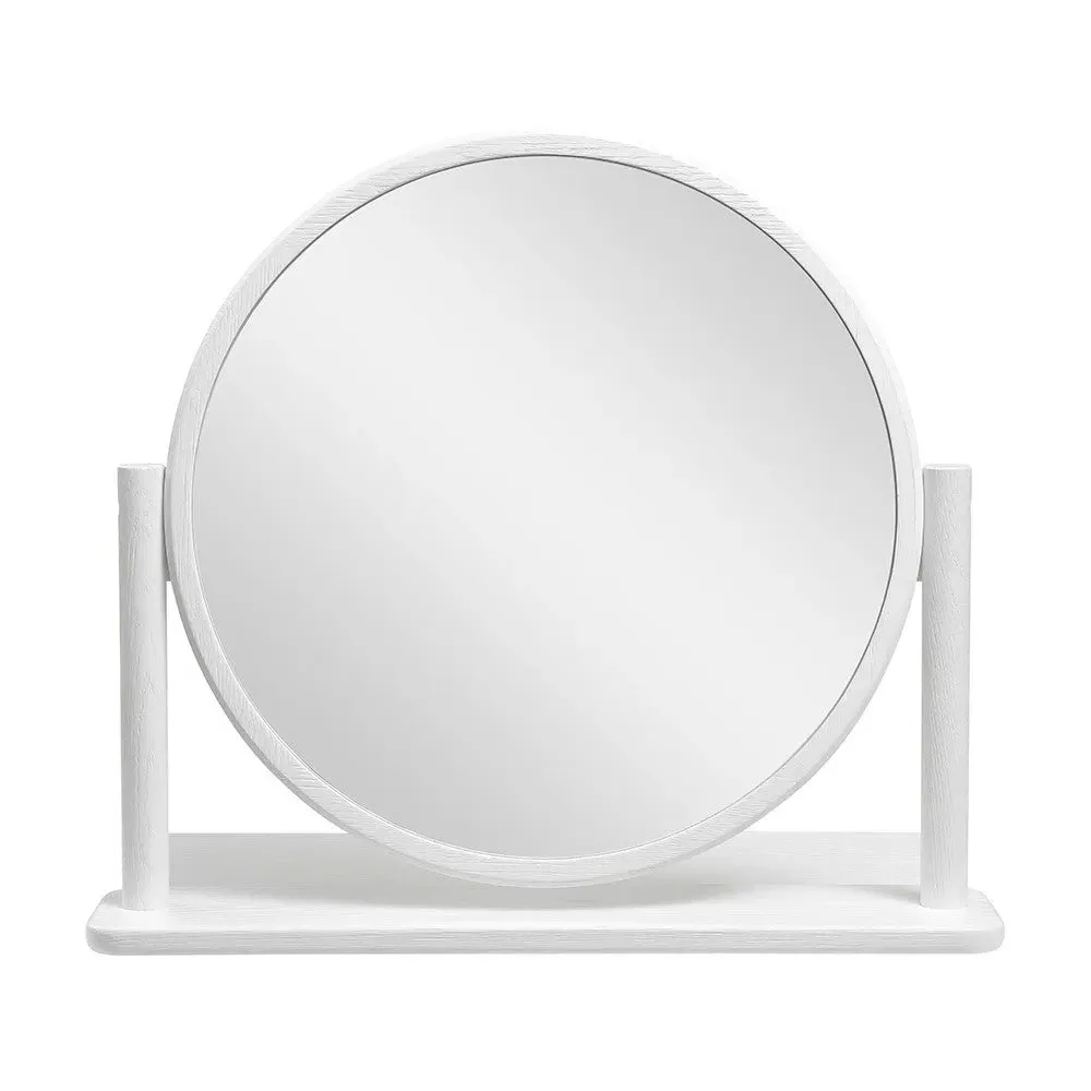 Berkeley White Oak Dressing Table Mirror - White