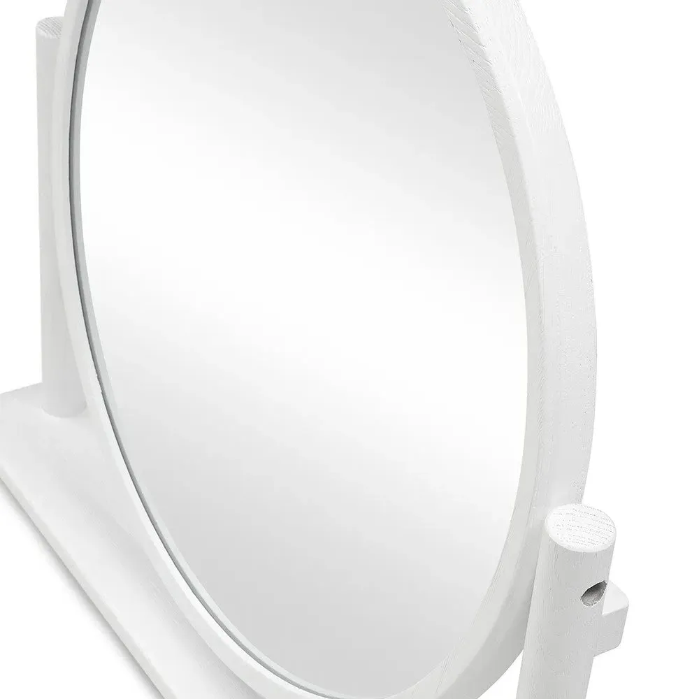 Berkeley White Oak Dressing Table Mirror - White