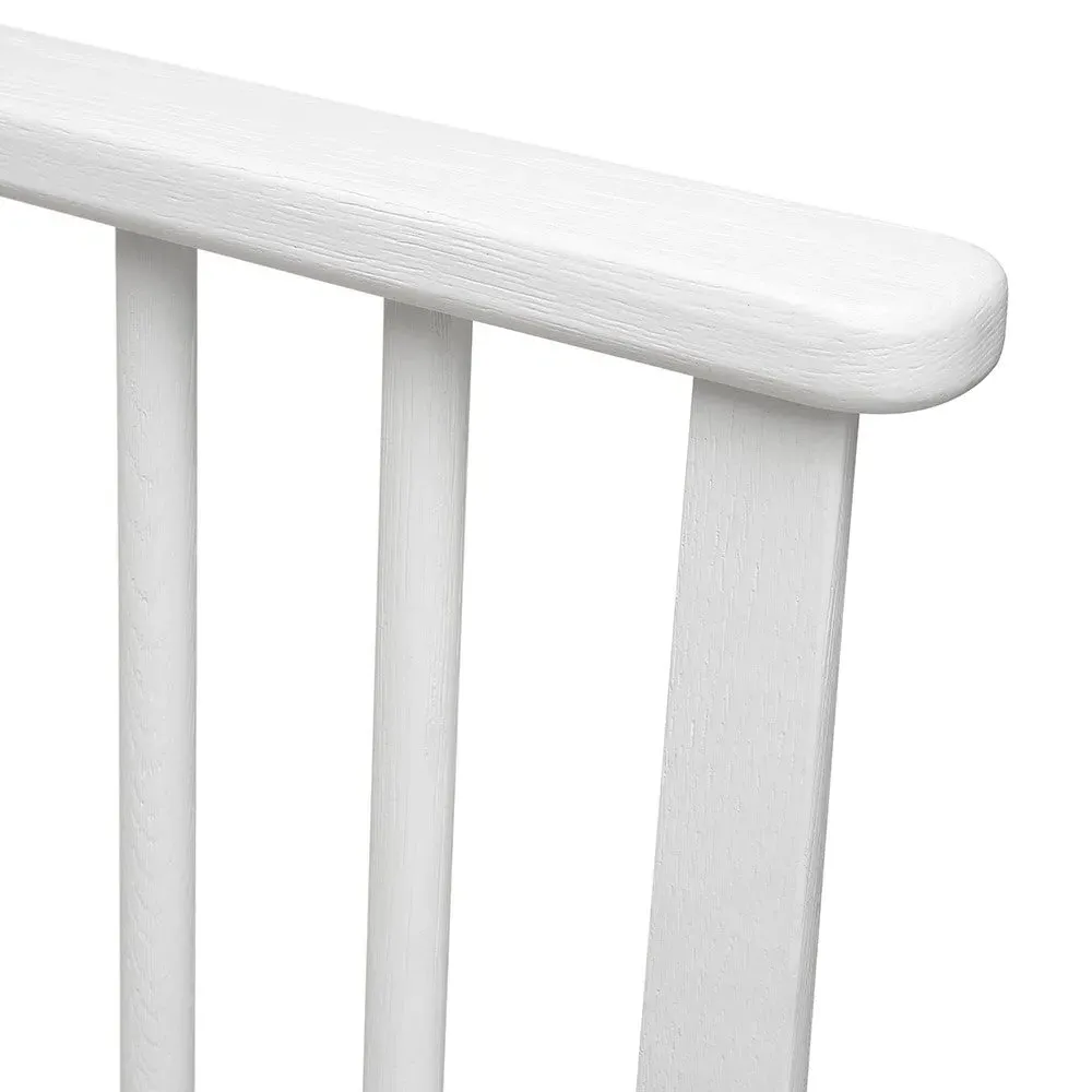 Berkeley White Oak King Size Bed Frame - White, Oak